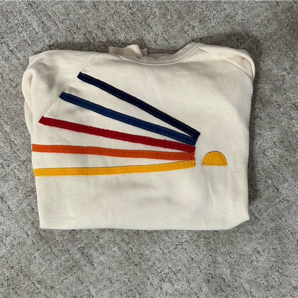 Aviator Nation Daydream Crewneck Sweatshirt (Vintage White)